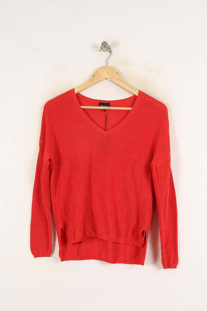 Pull Rouge - Taille S/36 de la marque Bérénice | PARAD72714 - Vendu par Paradigme - Image 2