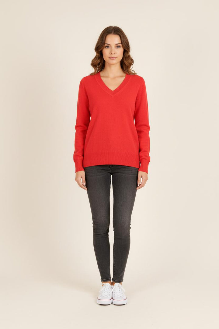 Pull Rouge - Taille S/36 de la marque Bérénice | PARAD72715 - Vendu par Paradigme - Image 1