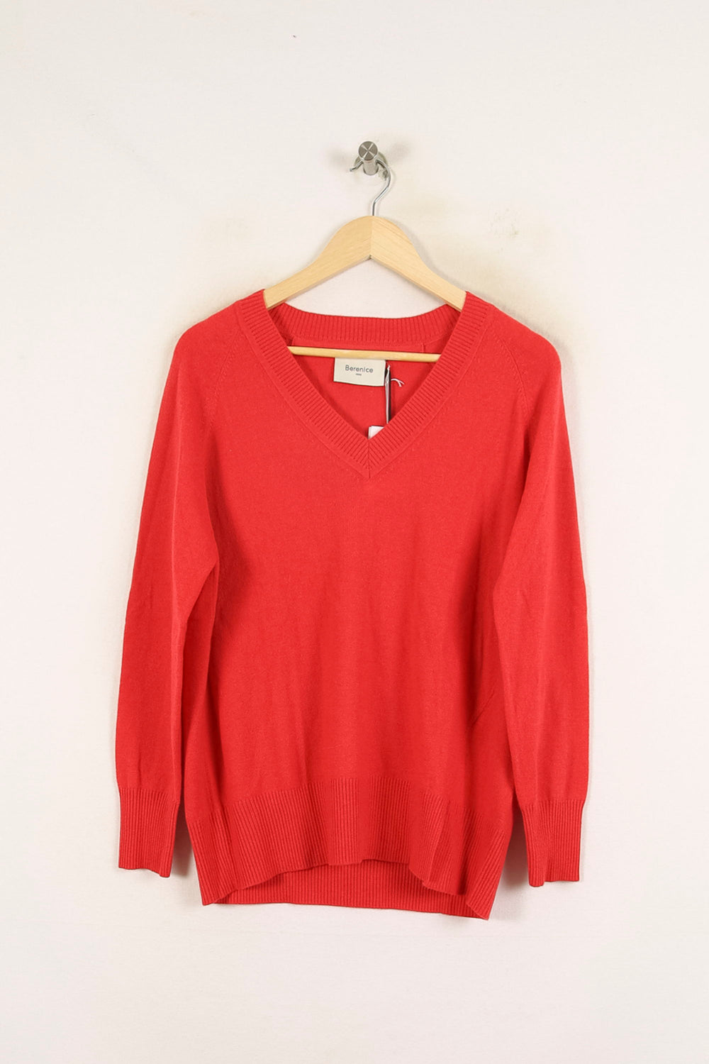 Pull Rouge - Taille S/36 de la marque Bérénice | PARAD72715 - Vendu par Paradigme - Image 2