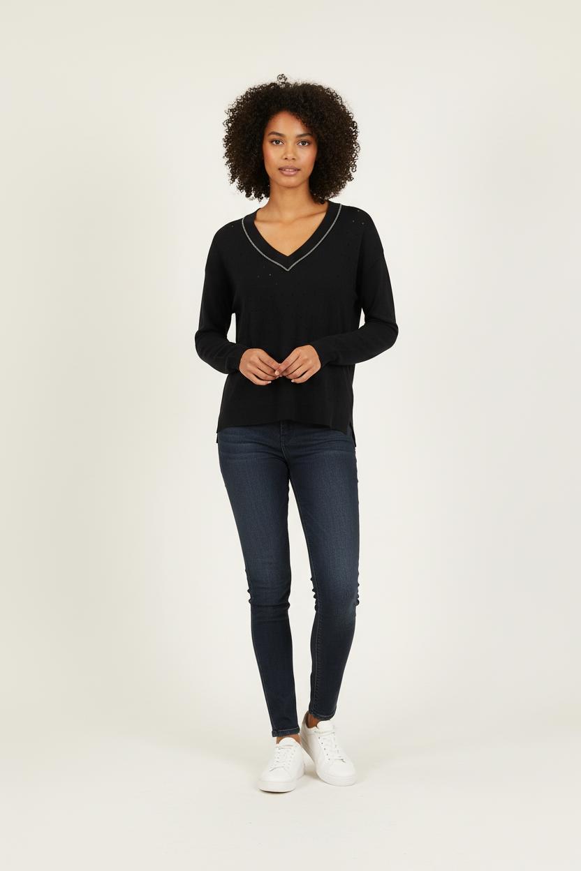 Pull Noir - Taille S/36 de la marque Bérénice | PARAD72716 - Vendu par Paradigme - Image 1