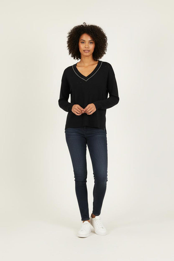 Pull Noir - Taille S/36 de la marque Bérénice | PARAD72716 - Vendu par Paradigme - Image 1