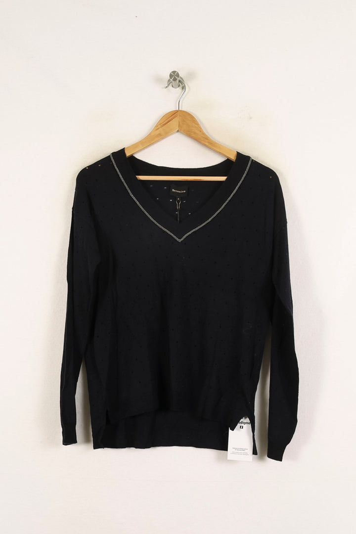 Pull Noir - Taille S/36 de la marque Bérénice | PARAD72716 - Vendu par Paradigme - Image 2