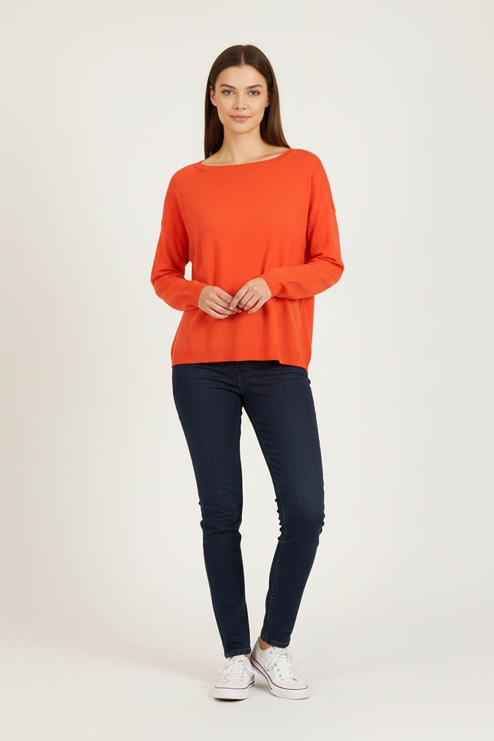 Pull Orange - Taille S/36 de la marque Bérénice | PARAD72719 - Vendu par Paradigme - Image 1