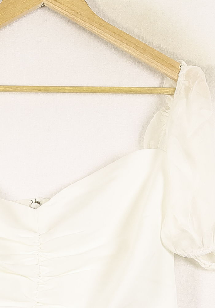 Blouse Blanche - Taille XL/42 de la marque Maison Lemoine | PARAD72732 - Vendu par Paradigme - Image 3