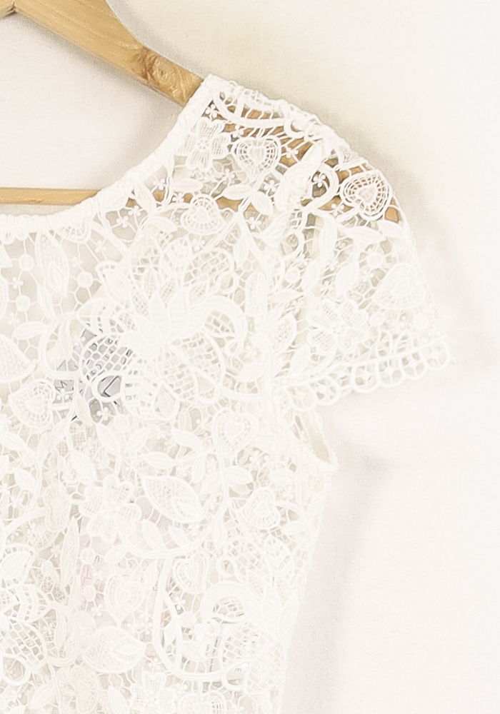 Blouse Blanche - Taille XS/34 de la marque Maison Lemoine | PARAD72733 - Vendu par Paradigme - Image 3