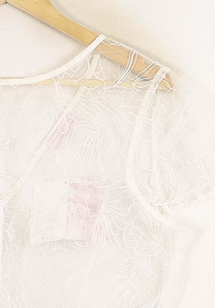 Blouse Blanche - Taille XXXL/46 de la marque Maison Lemoine | PARAD72737 - Vendu par Paradigme - Image 3