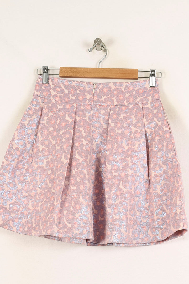 Jupe Courte Rose et Bleu - Taille M/38 de la marque Maison Lemoine | PARAD72752 - Vendu par Paradigme - Image 4