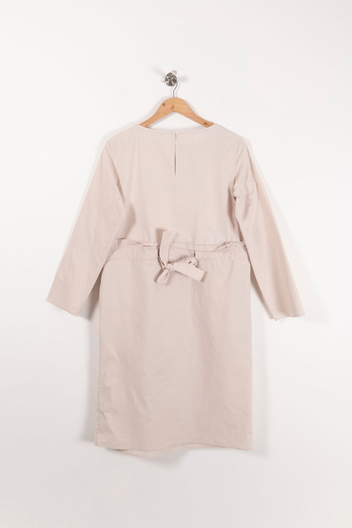 Robe Midi Beige - Taille M/38 de la marque COS | PARAD72759 - Vendu par Paradigme - Image 4