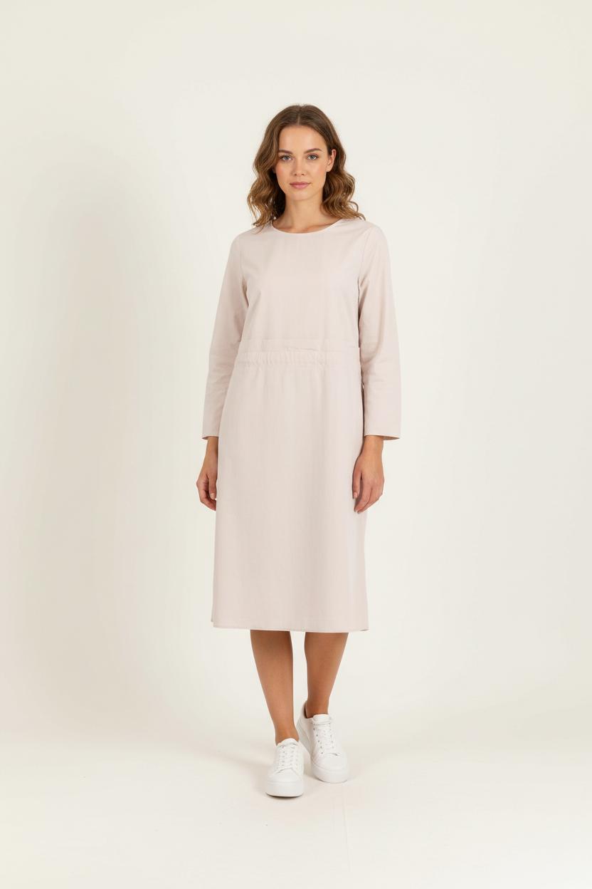 Robe Midi Beige - Taille M/38 de la marque COS | PARAD72759 - Vendu par Paradigme - Image 1