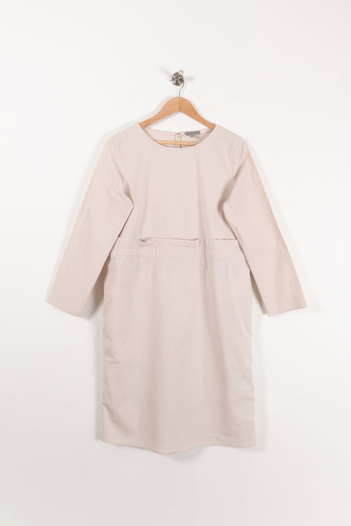 Robe Midi Beige - Taille M/38 de la marque COS | PARAD72759 - Vendu par Paradigme - Image 2