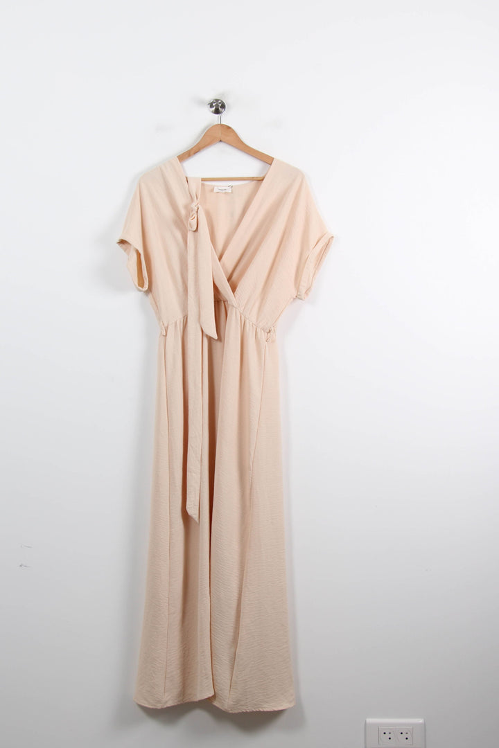 Robe Longue Beige - Taille L/40 de la marque Grace & Mila | PARAD72763 - Vendu par Paradigme - Image 2