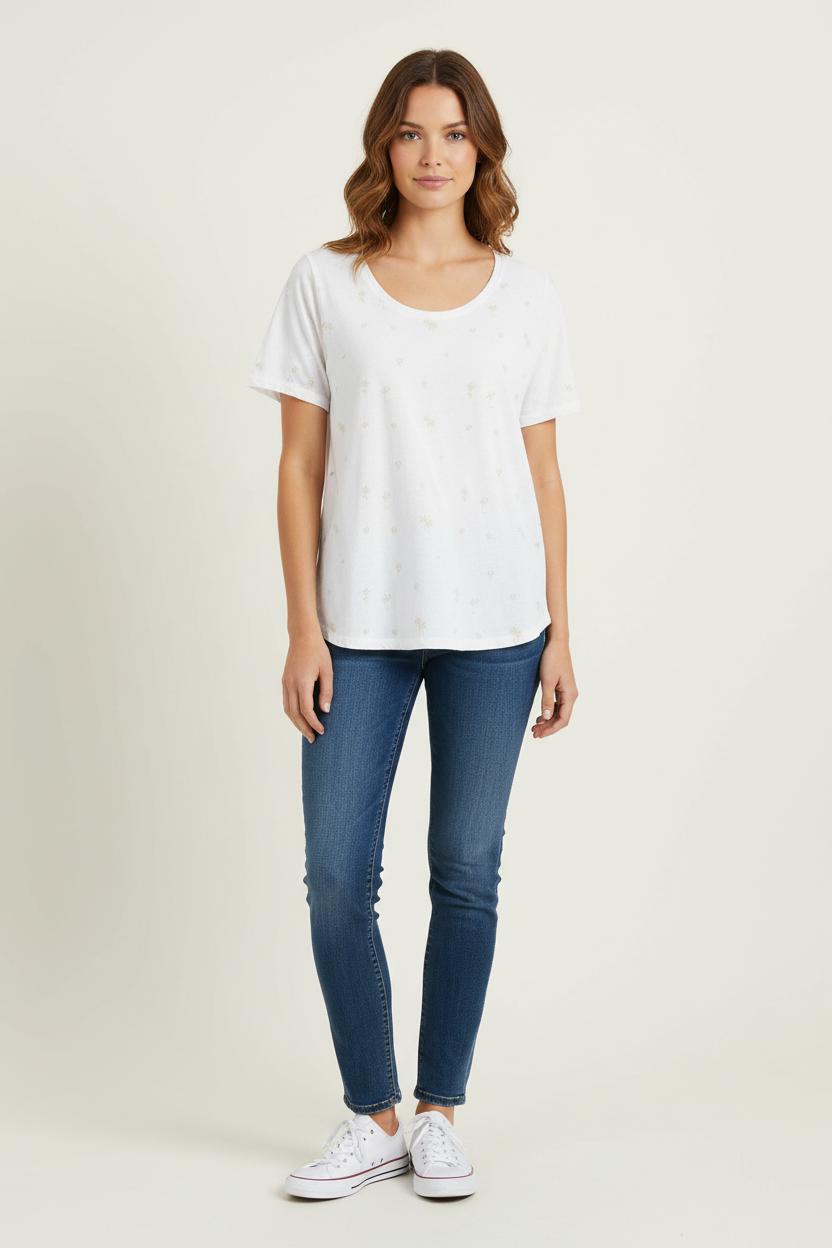 Tee-shirt Blanc - Taille S/36 de la marque Des petits hauts | PARAD72765 - Vendu par Paradigme - Image 1