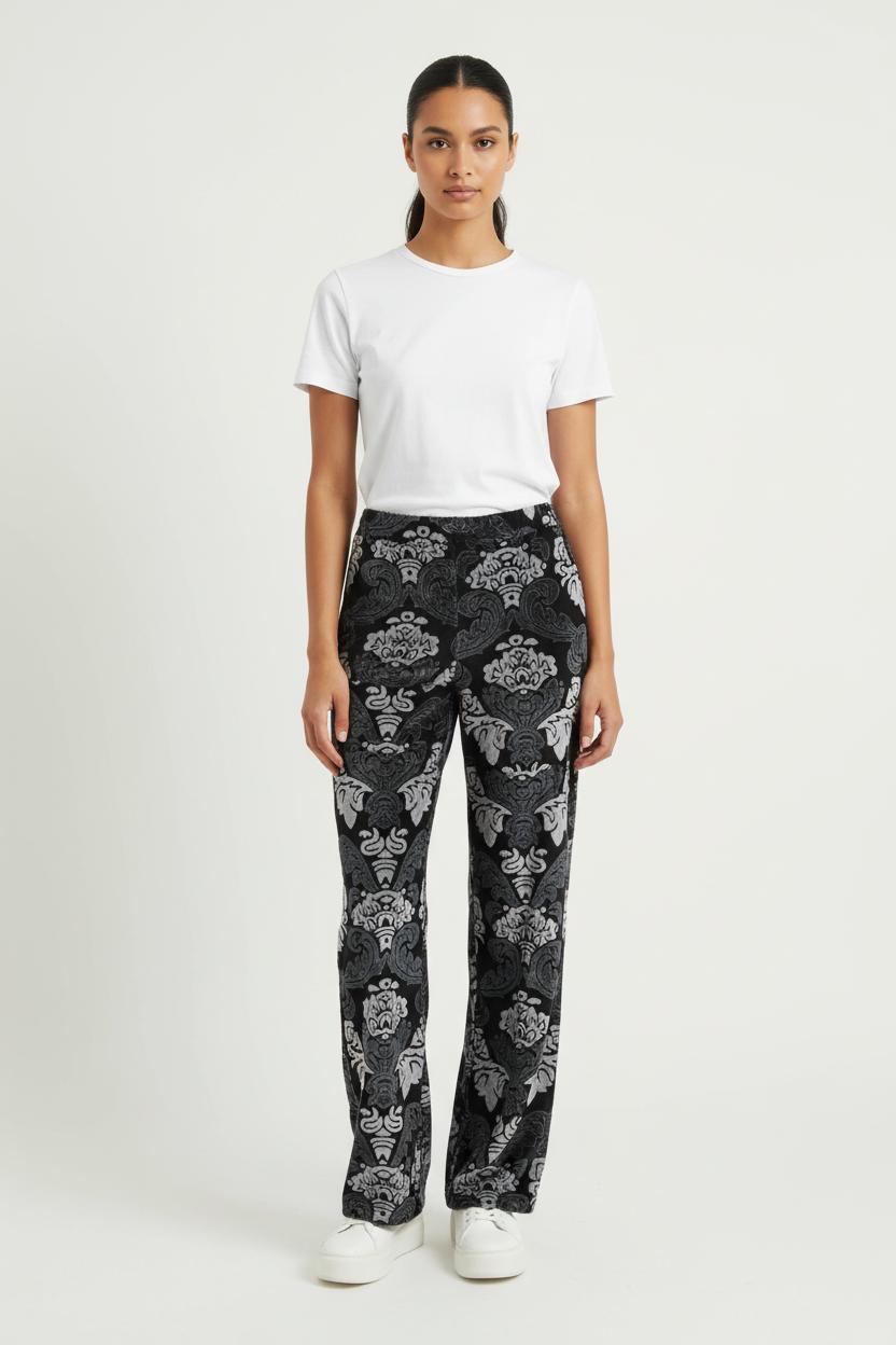 Pantalon Large Noir et Gris - Taille XS/34 de la marque Imprevu | PARAD72771 - Vendu par Paradigme - Image 1