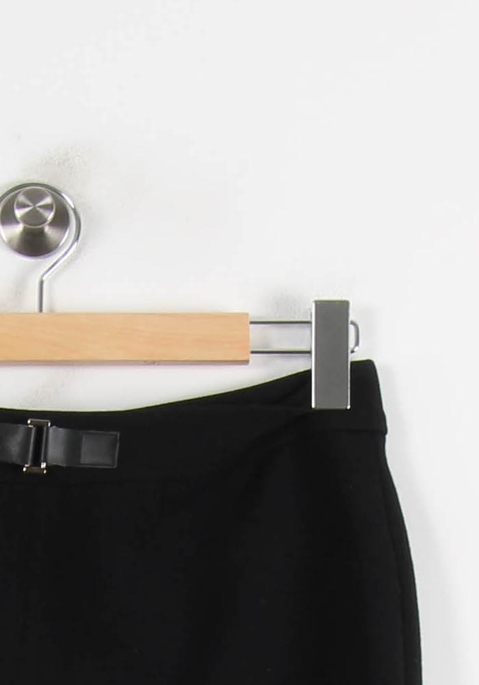 Jupe Droite Noire - Taille S/36 de la marque Maison 123 | PARAD72773 - Vendu par Paradigme - Image 3