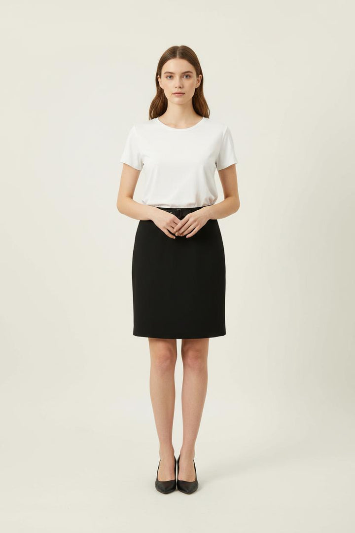 Jupe Droite Noire - Taille S/36 de la marque Maison 123 | PARAD72773 - Vendu par Paradigme - Image 1