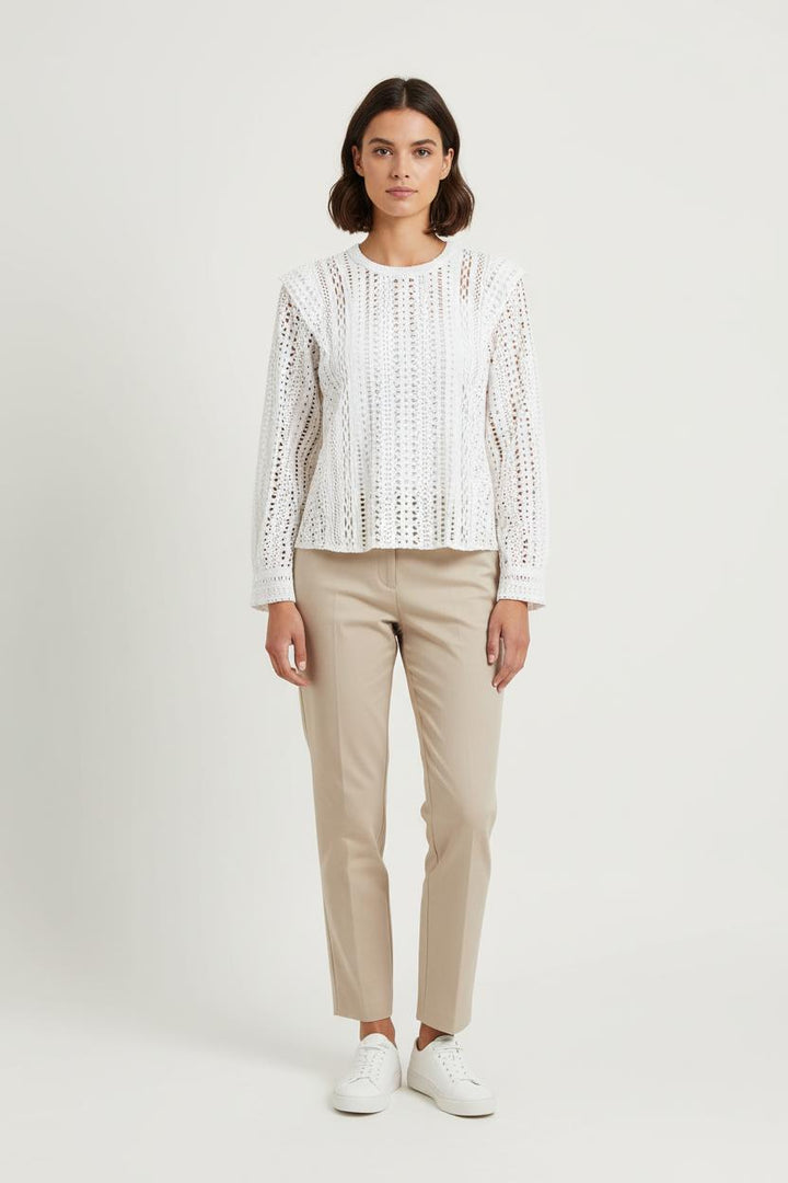 Blouse Blanche - Taille S/36 de la marque IKKS | PARAD72776 - Vendu par Paradigme - Image 1