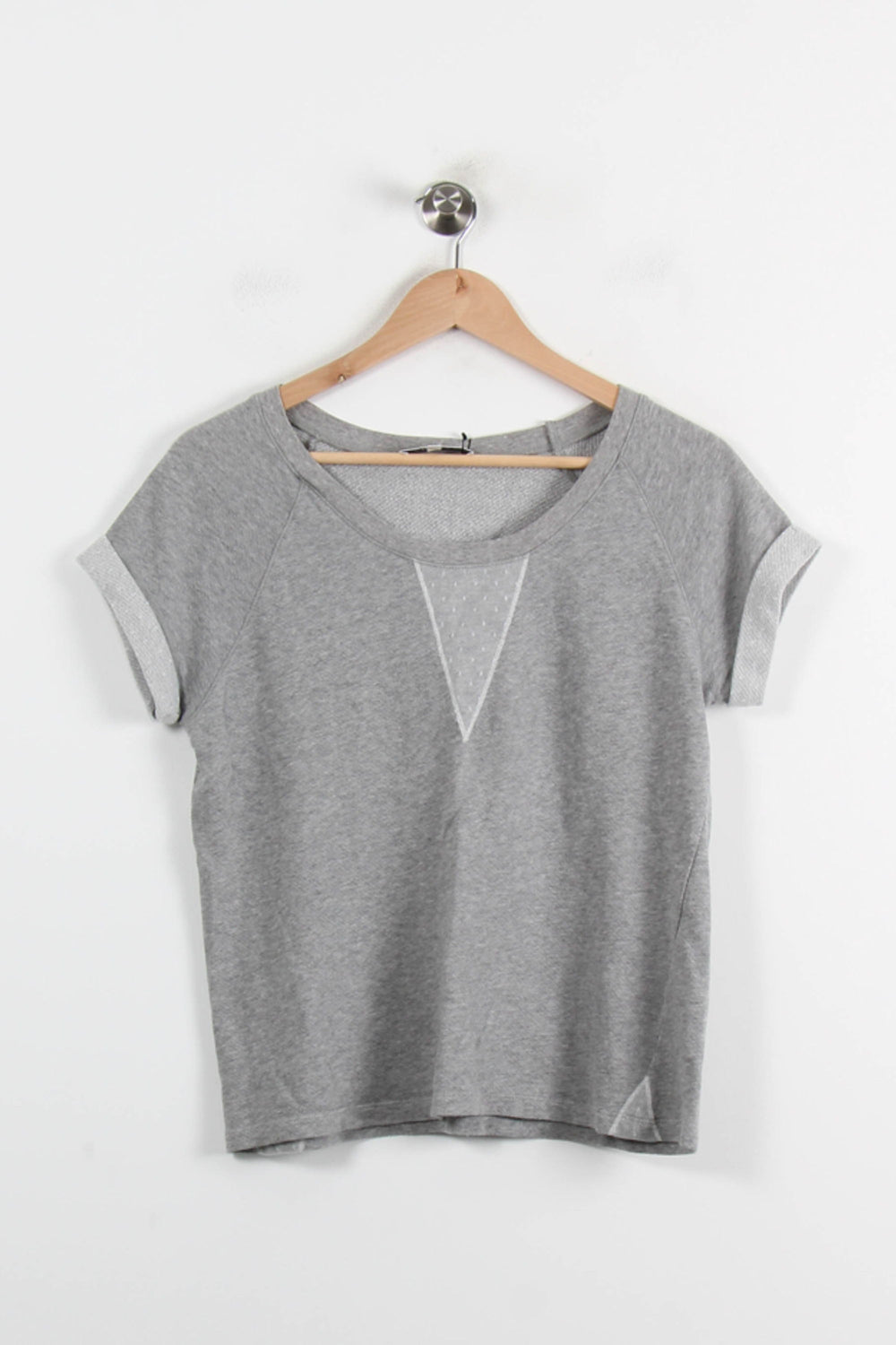 Tee-shirt Gris - Taille S/36 de la marque Sandro | PARAD72778 - Vendu par Paradigme - Image 2