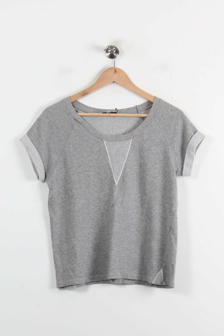 Tee-shirt Gris - Taille S/36 de la marque Sandro | PARAD72778 - Vendu par Paradigme - Image 2