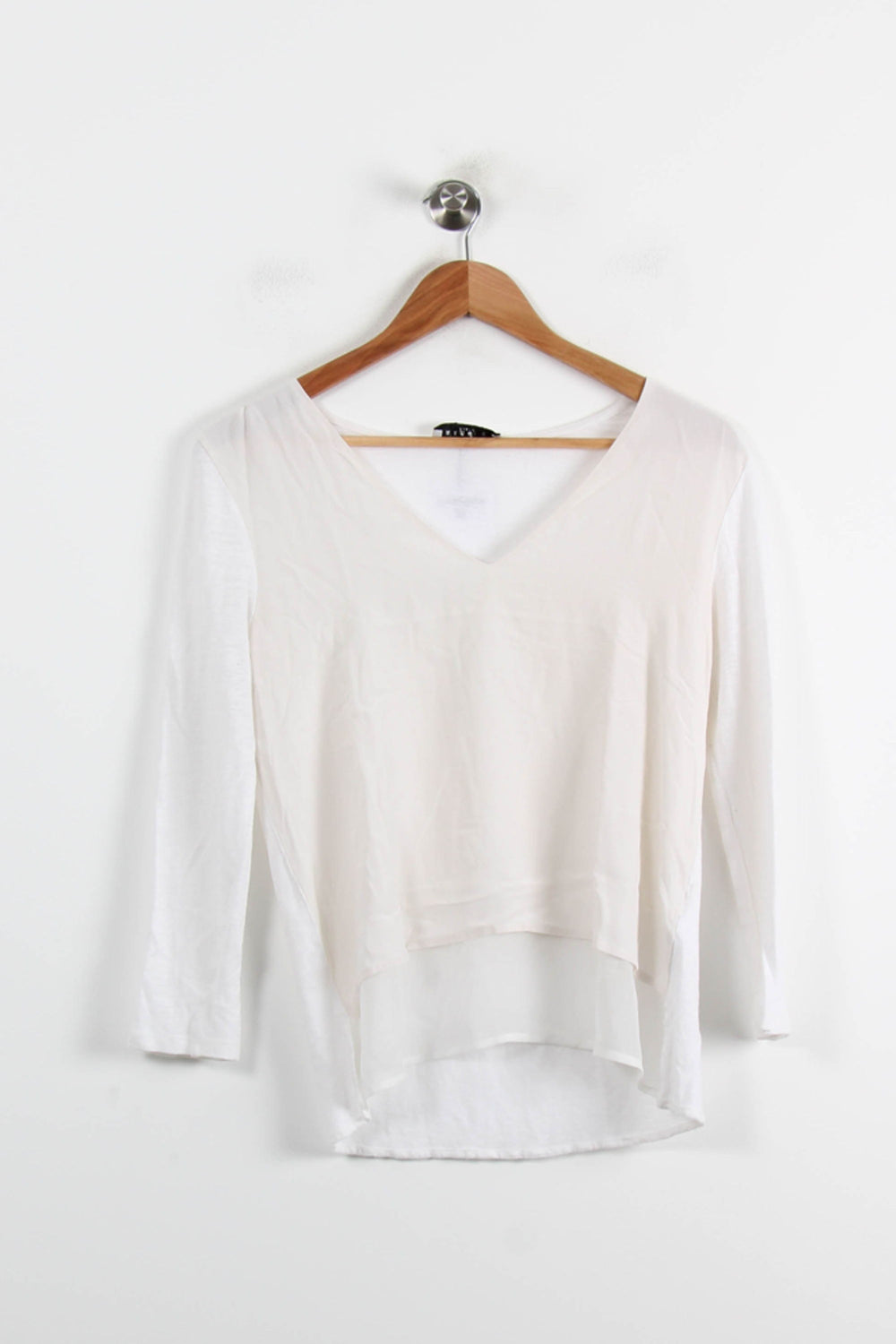 Blouse Blanche - Taille L/40 de la marque Sandro | PARAD72779 - Vendu par Paradigme - Image 2