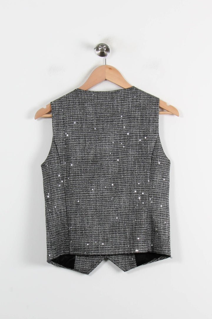 Gilet Gris - Taille XS/34 de la marque Imprevu | PARAD72785 - Vendu par Paradigme - Image 4