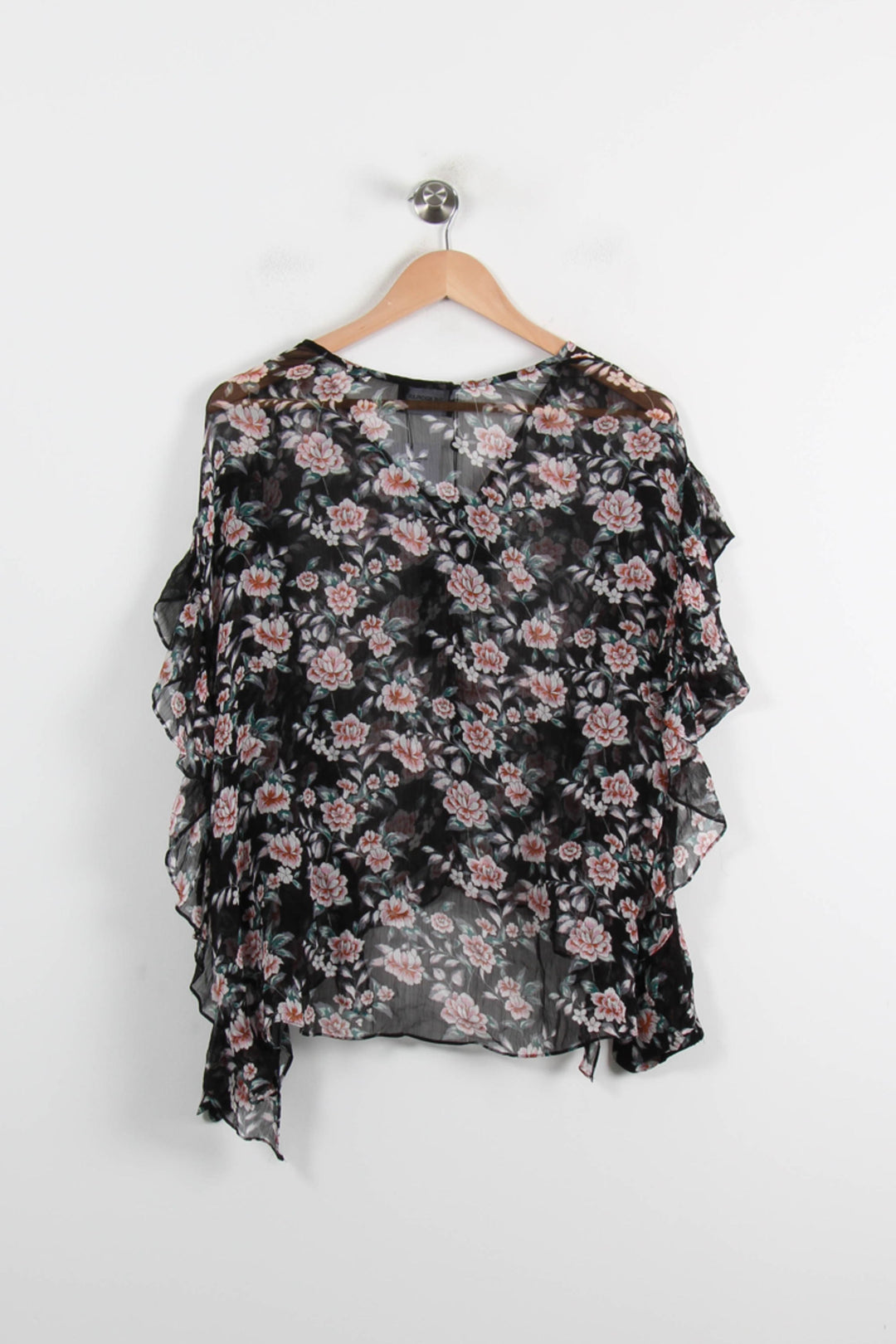 Blouse Noire et Rose - Taille S/36 de la marque The Kooples | PARAD72790 - Vendu par Paradigme - Image 4