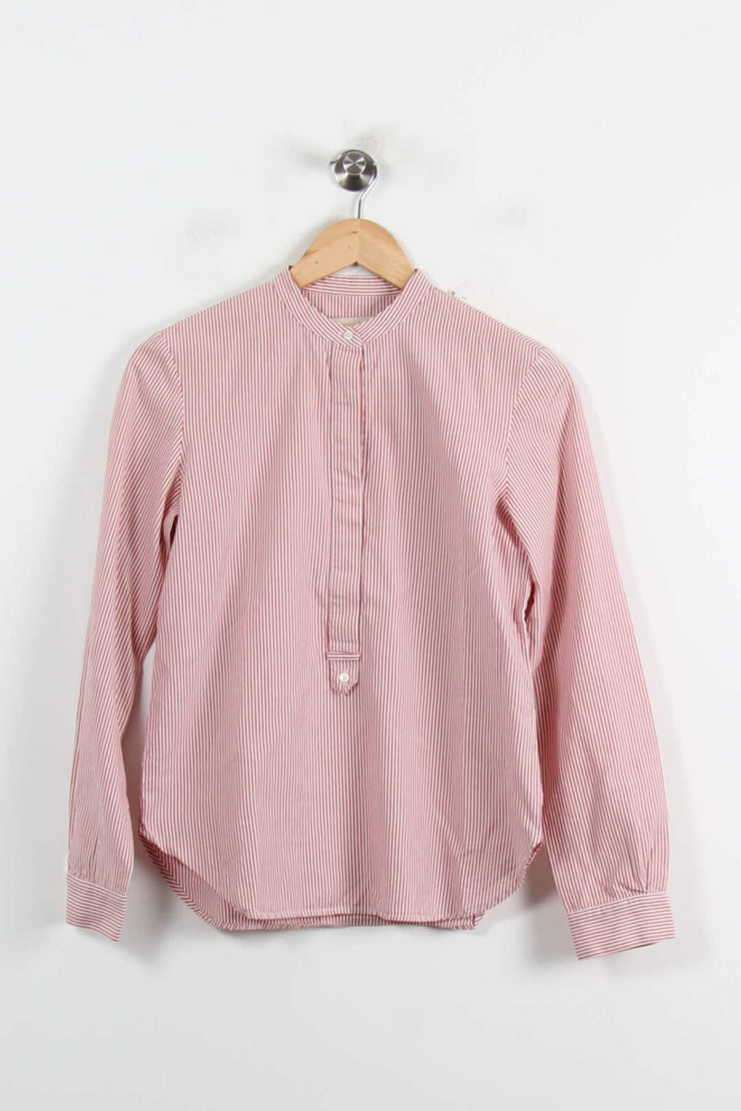 Chemise Rayée Rouge et Blanche - Taille XS/34 de la marque Vanessa Bruno | PARAD72793 - Vendu par Paradigme - Image 4