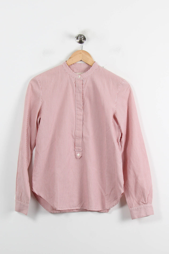 Chemise Rayée Rouge et Blanche - Taille XS/34 de la marque Vanessa Bruno | PARAD72793 - Vendu par Paradigme - Image 4