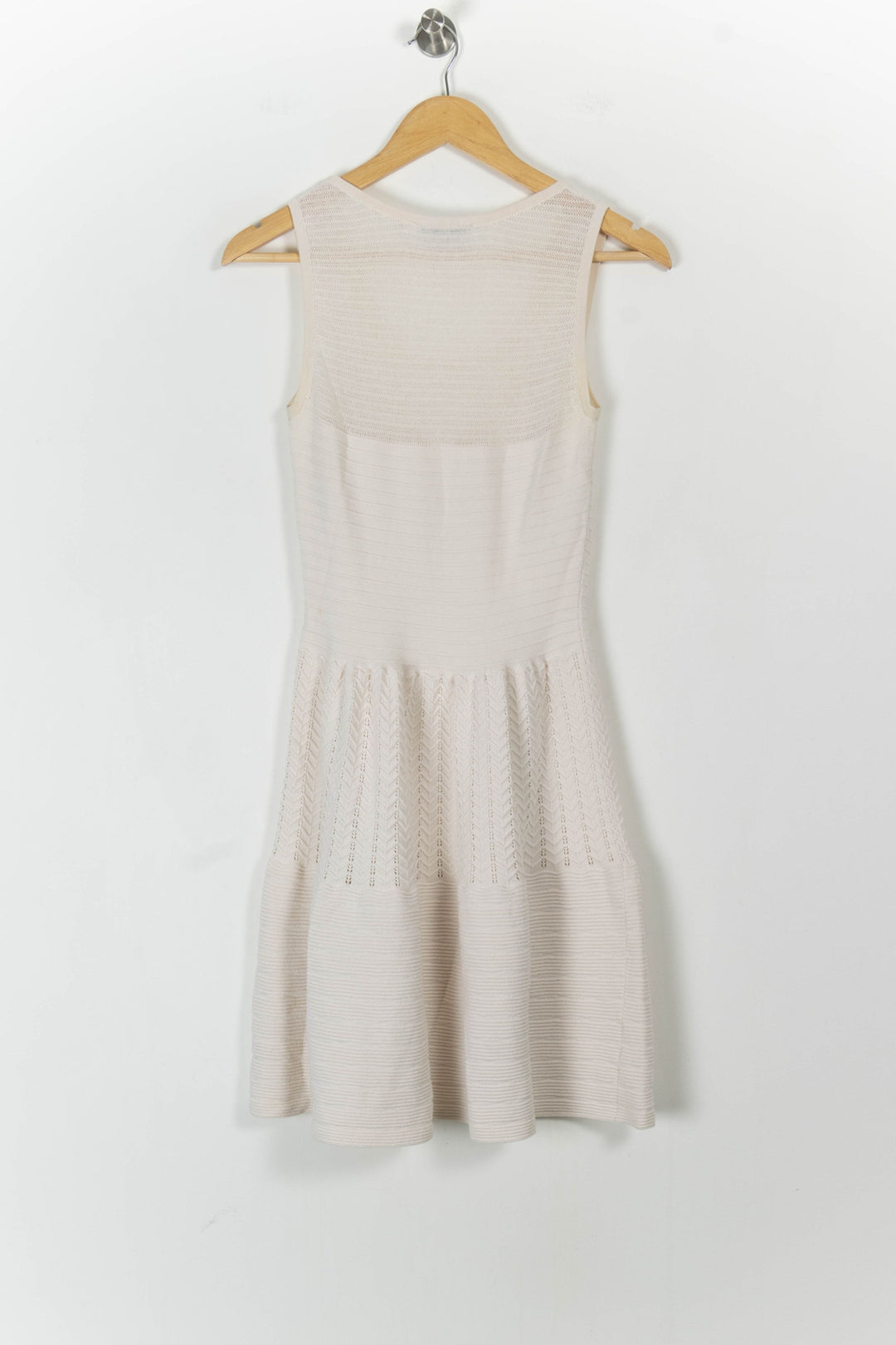 Robe Sans Manches Beige - Taille S/36 de la marque Sandro | PARAD72802 - Vendu par Paradigme - Image 4