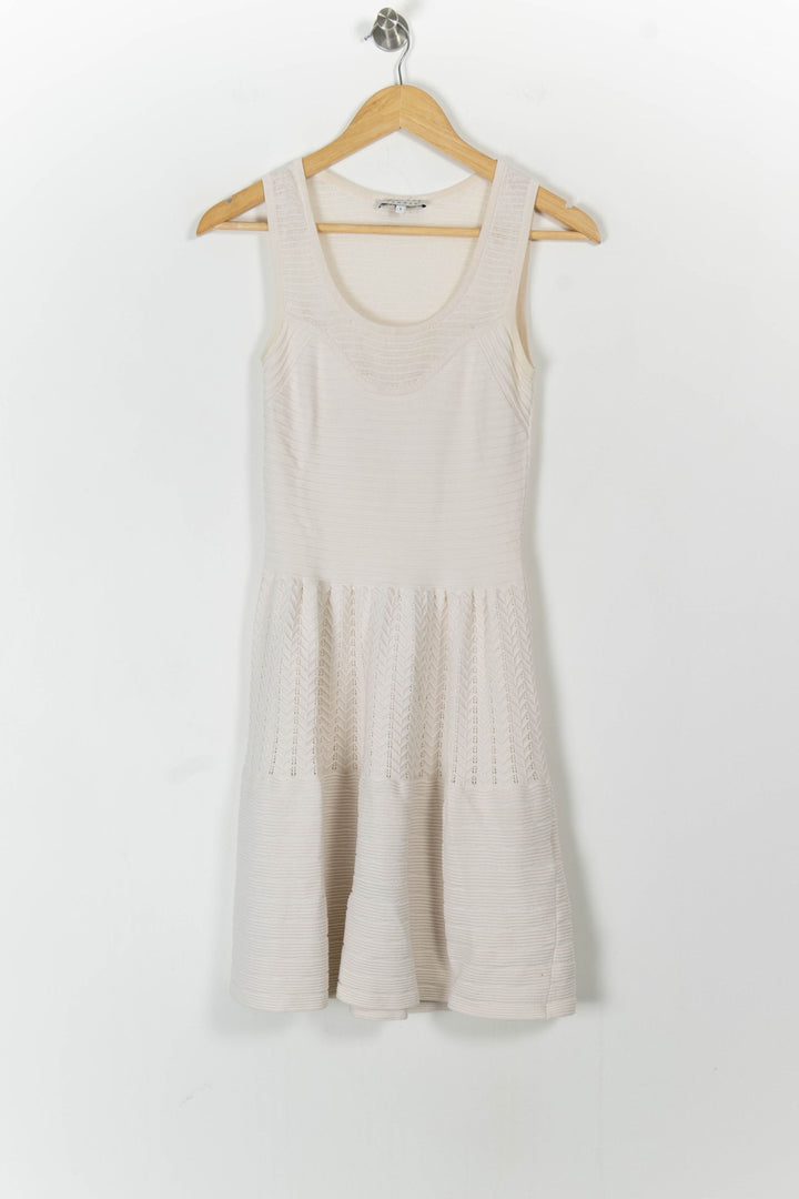 Robe Sans Manches Beige - Taille S/36 de la marque Sandro | PARAD72802 - Vendu par Paradigme - Image 2