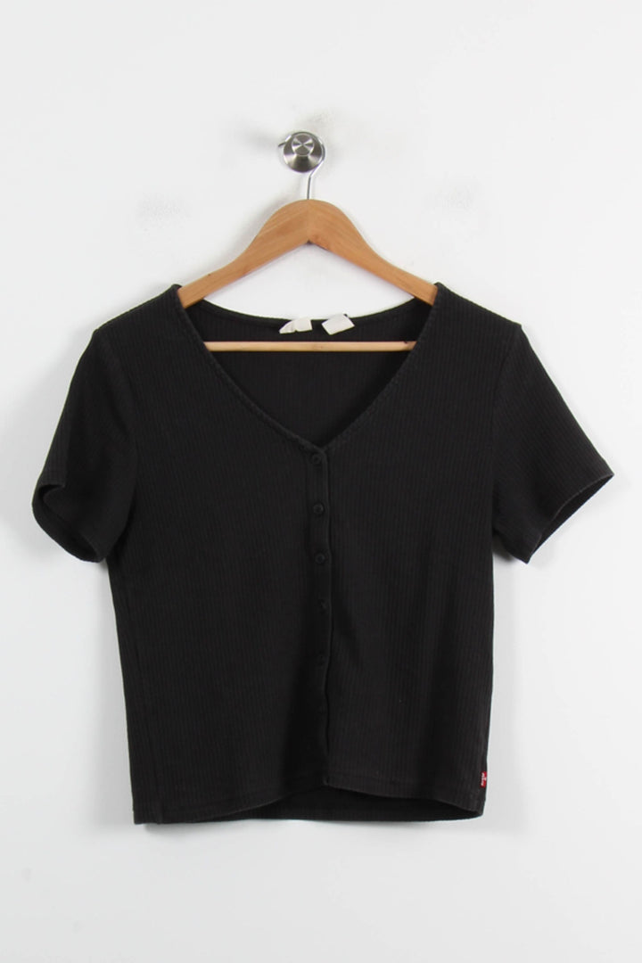 Cardigan Noir - Taille L/40 de la marque Levi's | PARAD72805 - Vendu par Paradigme - Image 2