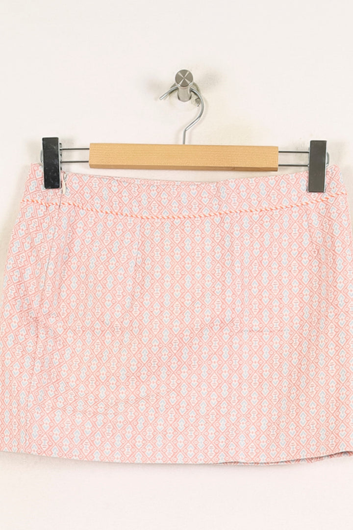 Jupe Courte Rose et Blanche - Taille M/38 de la marque Ekyog | PARAD72814 - Vendu par Paradigme - Image 4