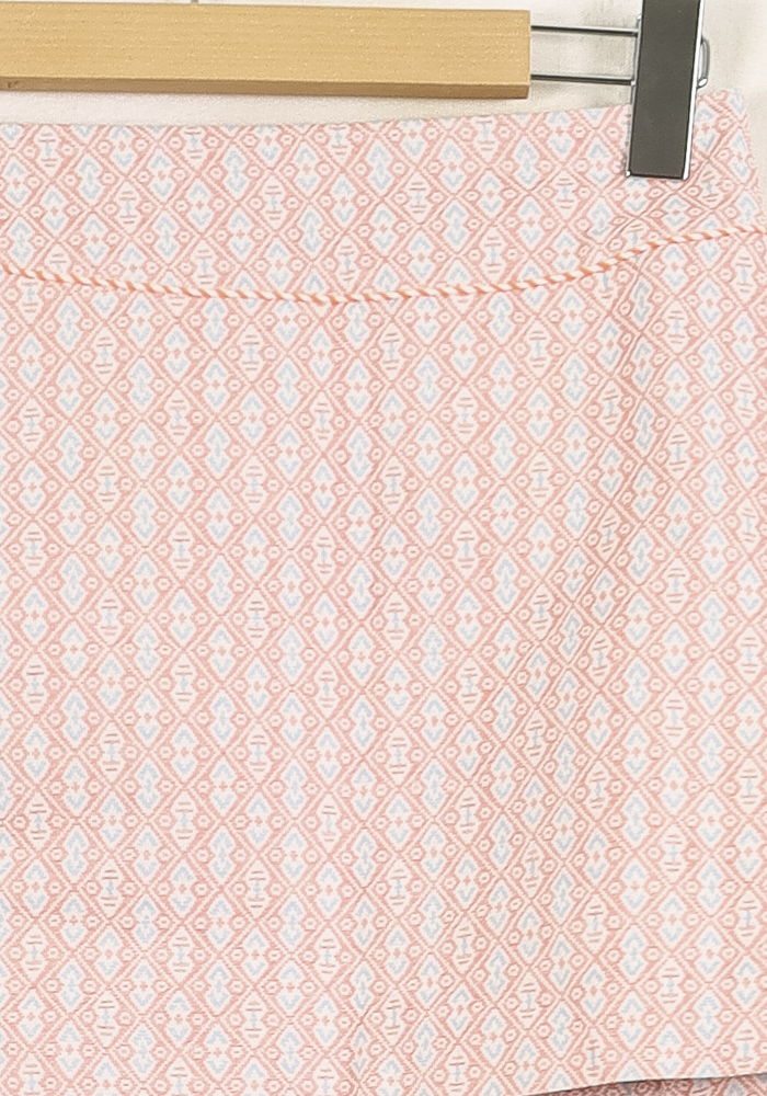 Jupe Courte Rose et Blanche - Taille M/38 de la marque Ekyog | PARAD72814 - Vendu par Paradigme - Image 3