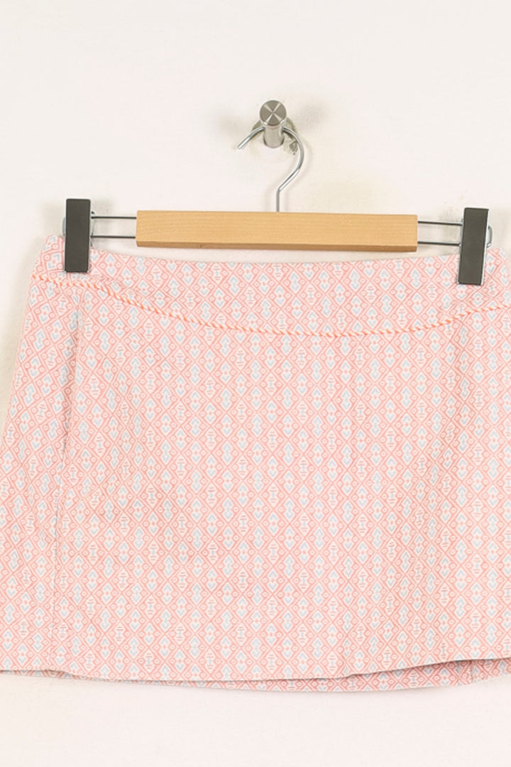 Jupe Courte Rose et Blanche - Taille M/38 de la marque Ekyog | PARAD72814 - Vendu par Paradigme - Image 2