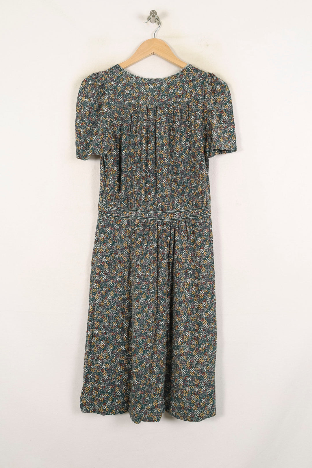 Robe Fleurie Verte - Taille M/38 de la marque Sessùn | PARAD72822 - Vendu par Paradigme - Image 4