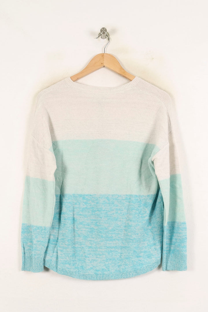Pull Bleu et Blanc - Taille S/36 de la marque Bérénice | PARAD72823 - Vendu par Paradigme - Image 4