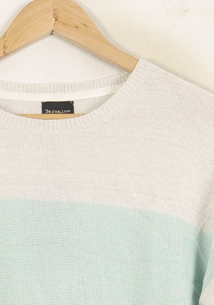 Pull Bleu et Blanc - Taille S/36 de la marque Bérénice | PARAD72823 - Vendu par Paradigme - Image 3