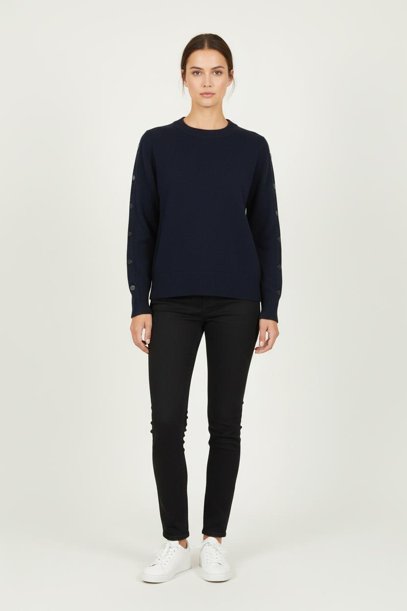 Pull Bleu - Taille S/36 de la marque Bérénice | PARAD72824 - Vendu par Paradigme - Image 1