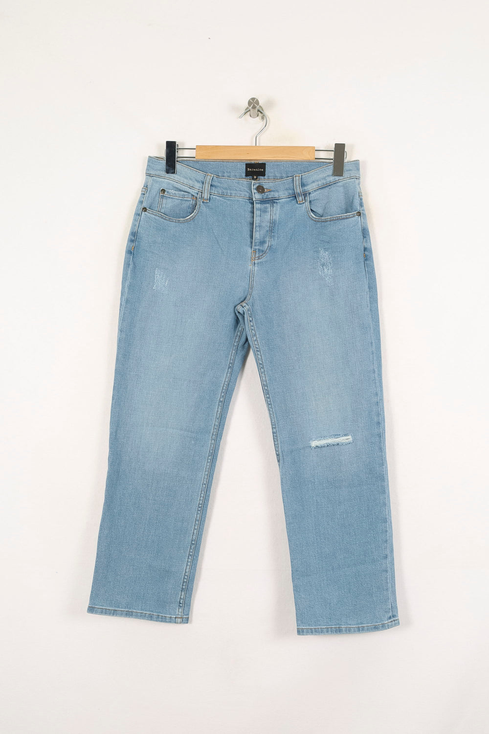 Jean Droit Bleu - Taille L/40 de la marque Bérénice | PARAD72834 - Vendu par Paradigme - Image 2