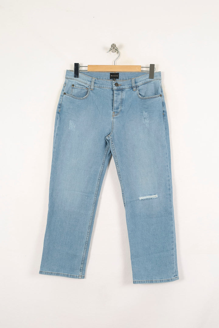 Jean Droit Bleu - Taille L/40 de la marque Bérénice | PARAD72834 - Vendu par Paradigme - Image 2