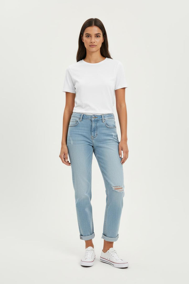 Jean Délavé Bleu - Taille S/36 de la marque Bérénice | PARAD72835 - Vendu par Paradigme - Image 1