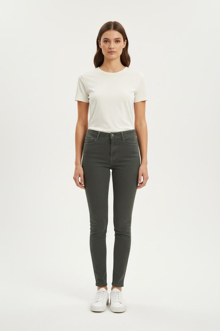 Jean Skinny Gris - Taille S/36 de la marque Bérénice | PARAD72836 - Vendu par Paradigme - Image 1
