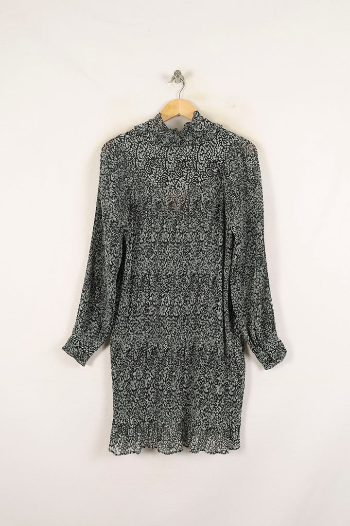 Robe Midi Noire et Blanche - Taille M/38 de la marque Suncoo | PARAD72841 - Vendu par Paradigme - Image 4