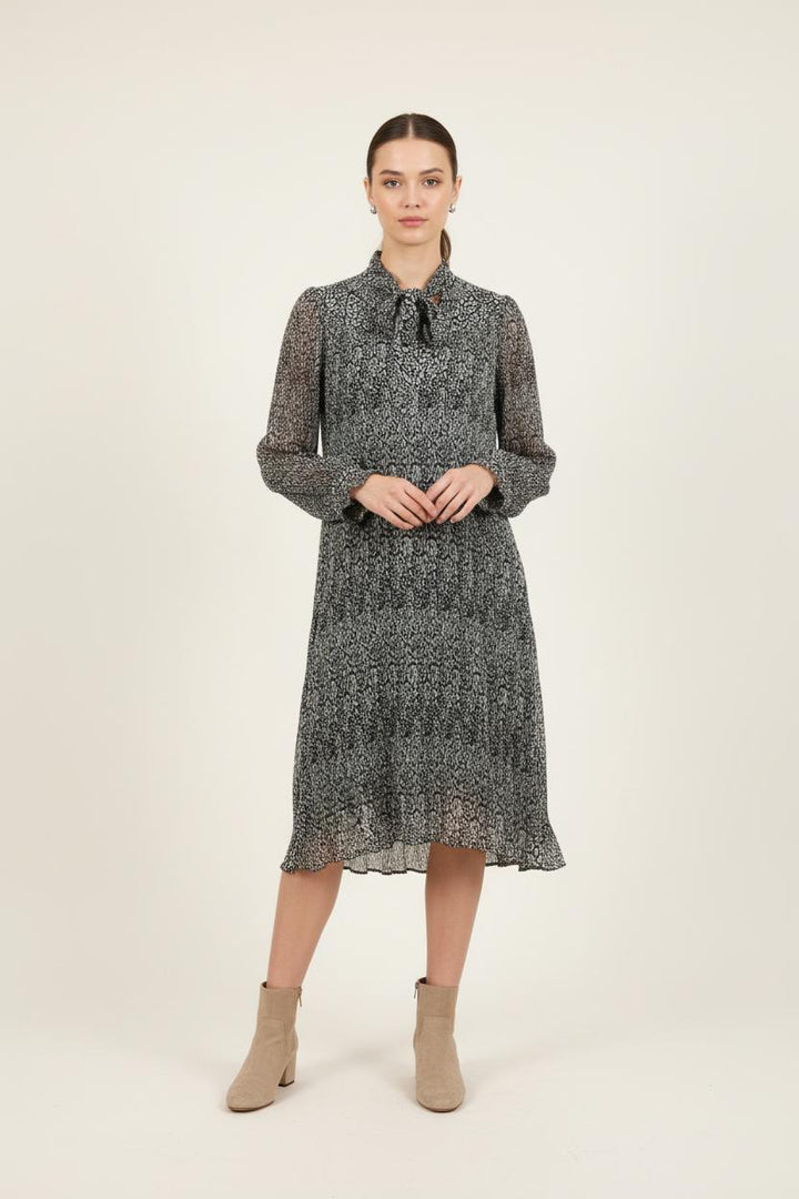 Robe Midi Noire et Blanche - Taille M/38 de la marque Suncoo | PARAD72841 - Vendu par Paradigme - Image 1