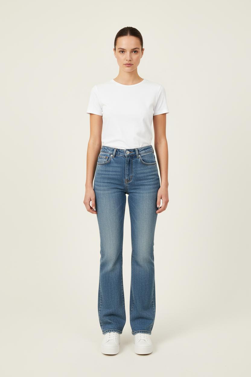 Jean Évasé Bleu - Taille XXS/32 de la marque Suncoo | PARAD72843 - Vendu par Paradigme - Image 1