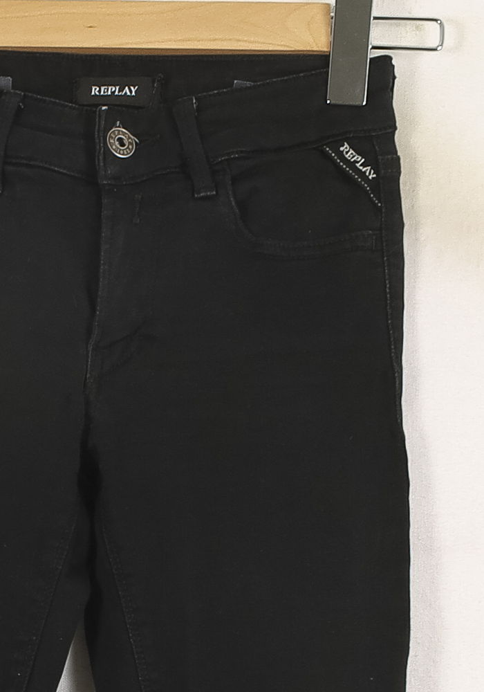 Jean Skinny Noir - Taille XXS/32 de la marque Replay | PARAD72847 - Vendu par Paradigme - Image 3