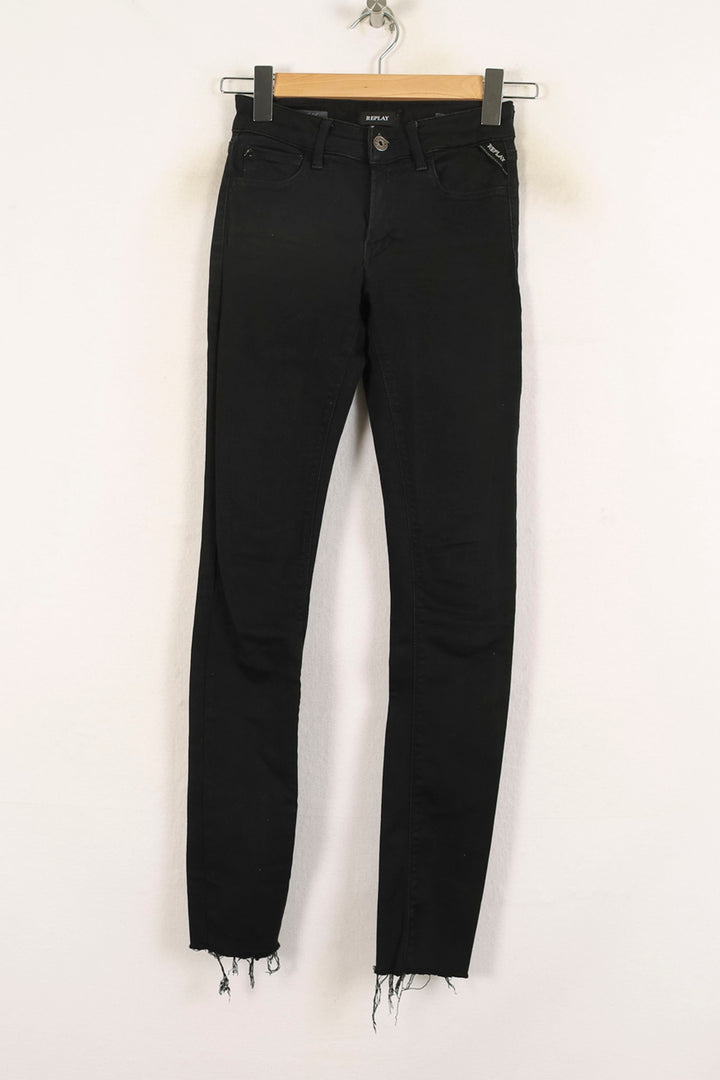 Jean Skinny Noir - Taille XXS/32 de la marque Replay | PARAD72847 - Vendu par Paradigme - Image 2
