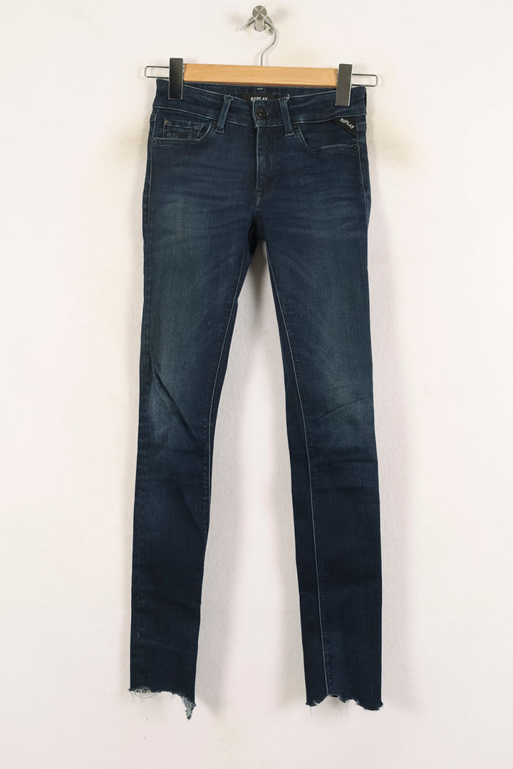 Jean Skinny Bleu - Taille XXS/32 de la marque Replay | PARAD72849 - Vendu par Paradigme - Image 2