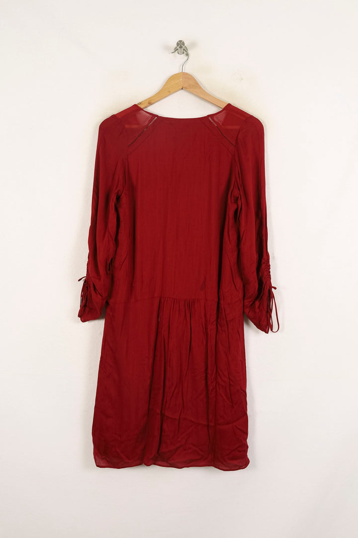 Robe Midi Bordeaux - Taille S/36 de la marque Comptoir des Cotonniers | PARAD72851 - Vendu par Paradigme - Image 4