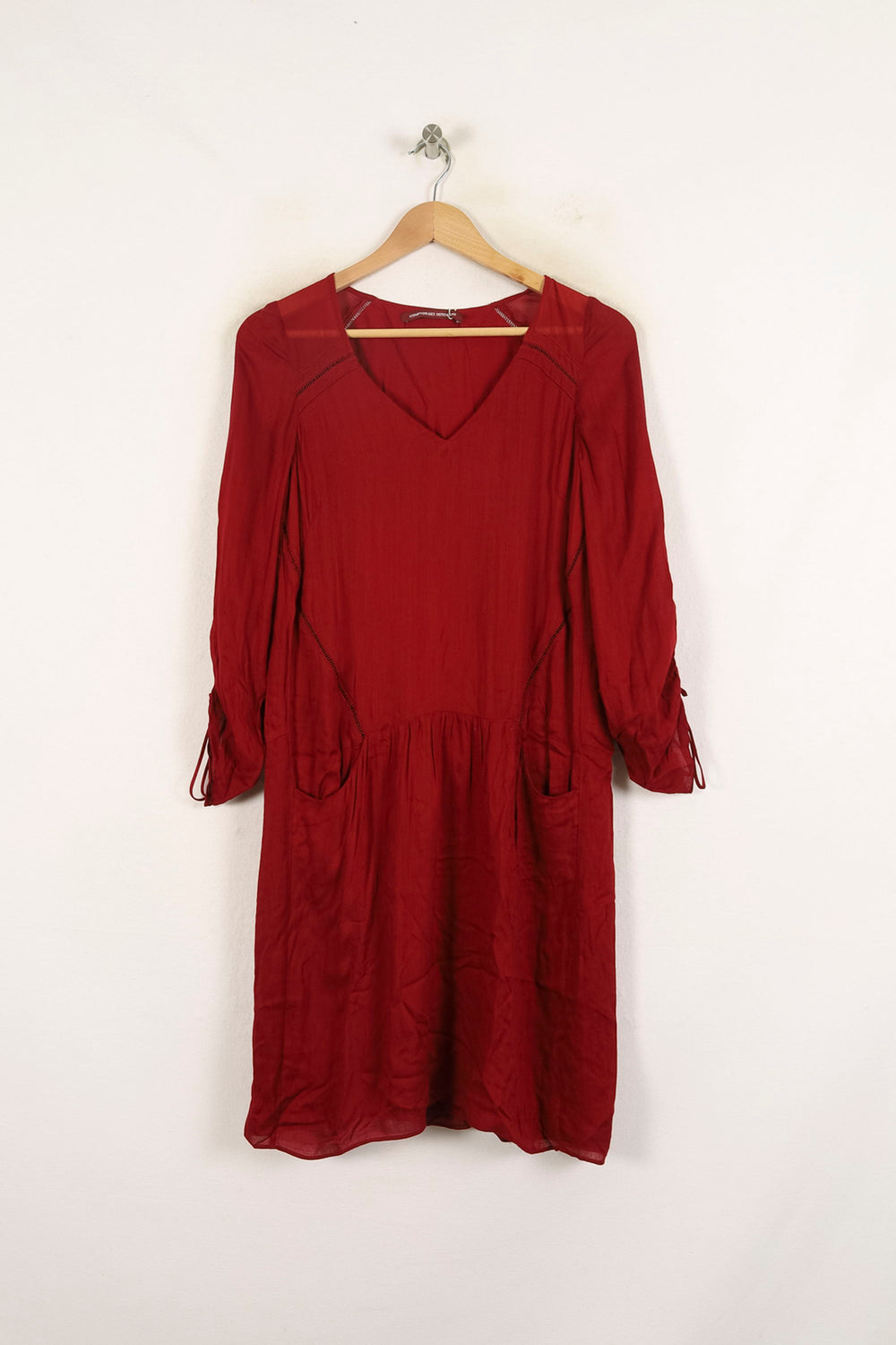 Robe Midi Bordeaux - Taille S/36 de la marque Comptoir des Cotonniers | PARAD72851 - Vendu par Paradigme - Image 2