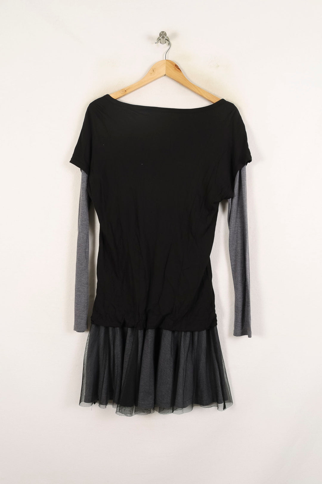 Robe Longue Noire et Grise - Taille L/40 de la marque IKKS | PARAD72852 - Vendu par Paradigme - Image 4